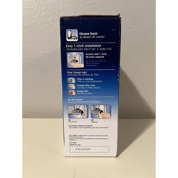 New PUR Advanced Maxion Faucet Mount Water Filter Chrome FM-3700B w/ 1 Filter - Picture 3 of 4